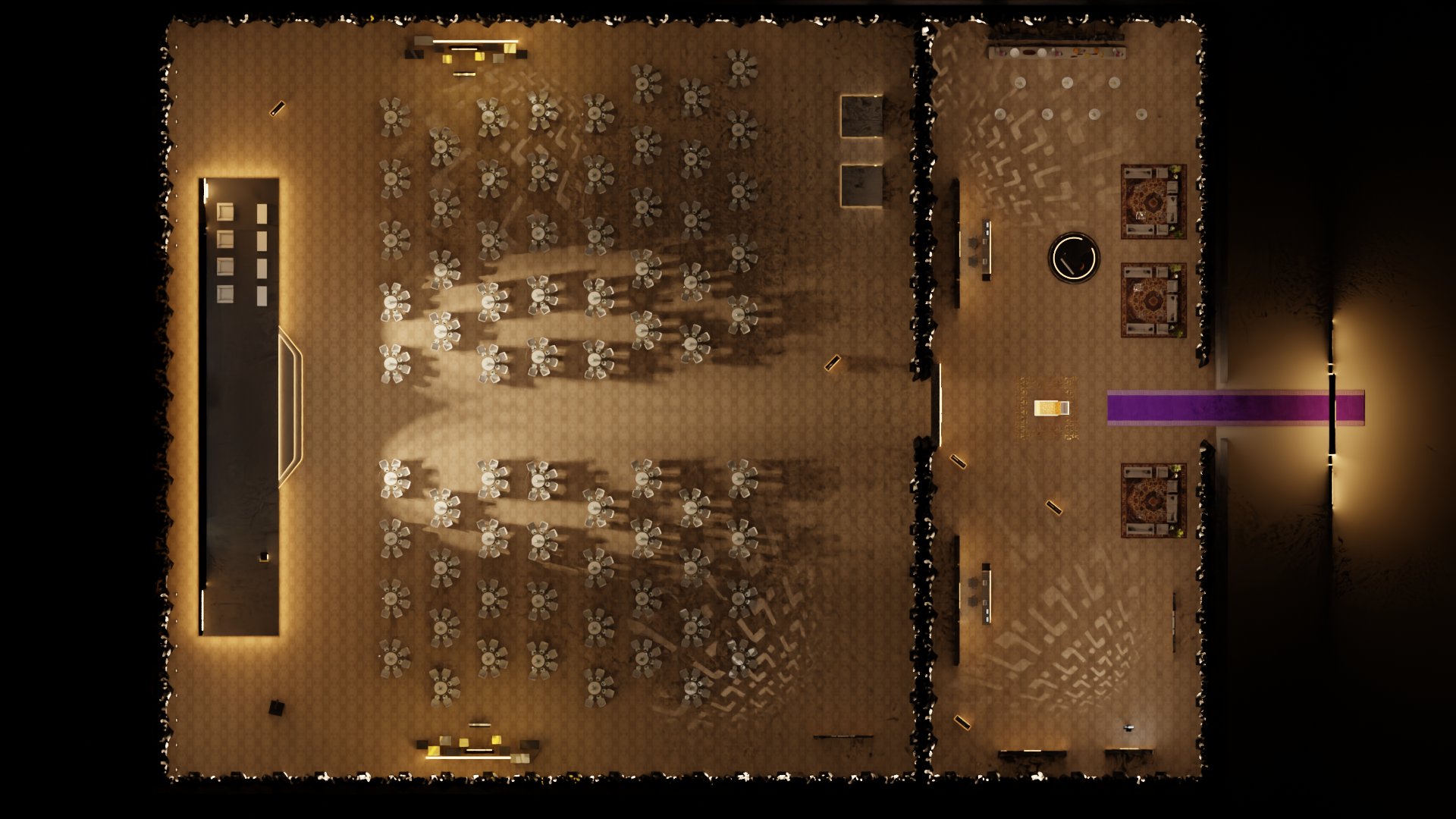 Venue master plan — top view